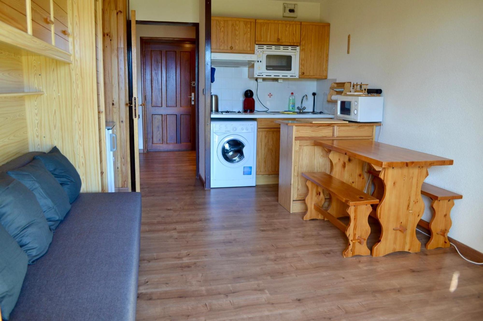 Studio Cabine Chaleureux A Pyrenees 2000 - Wifi Et Parking Prive Bolquere Exterior foto